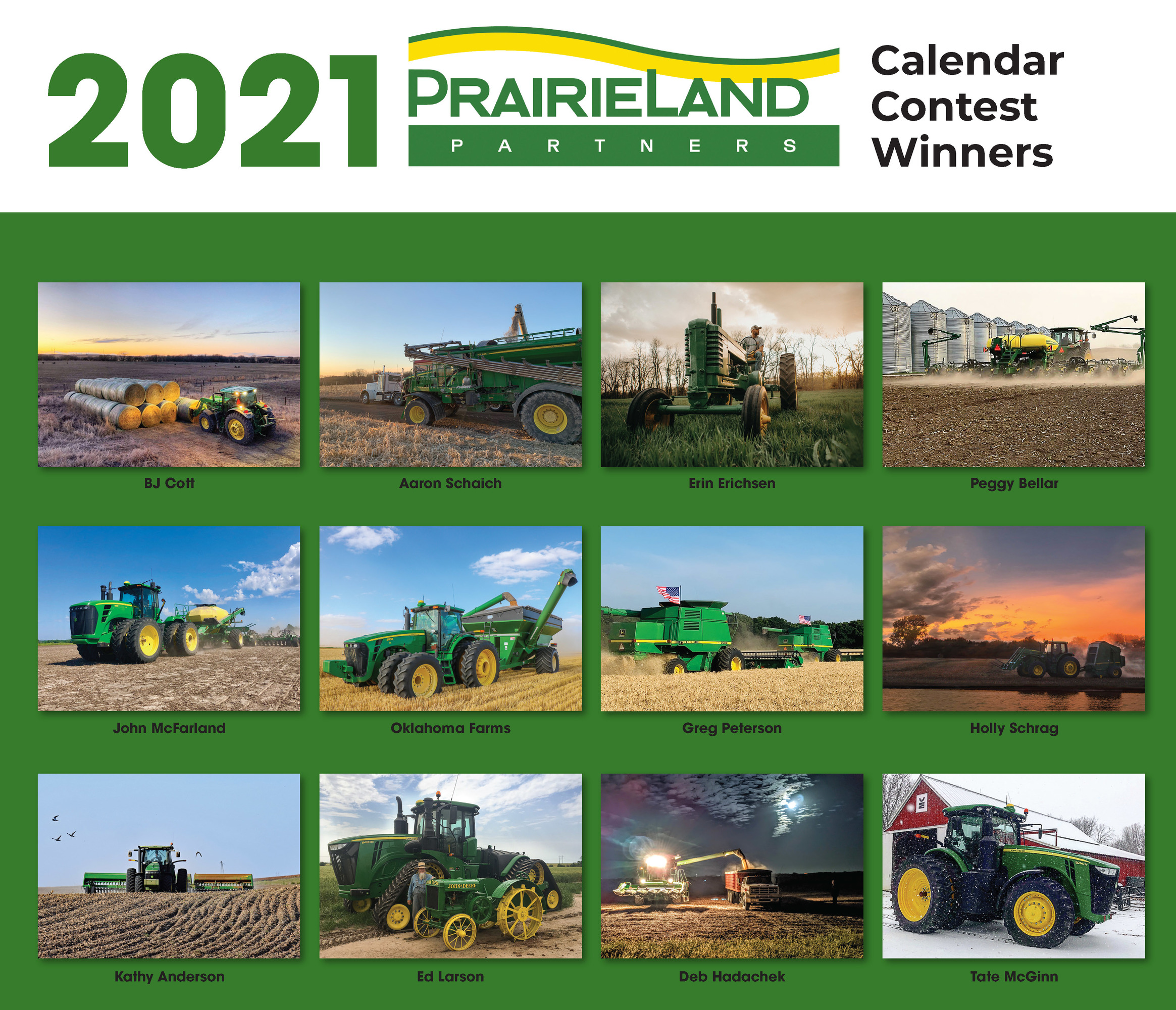 Calendar Contest PrairieLand Partners McPherson Kansas