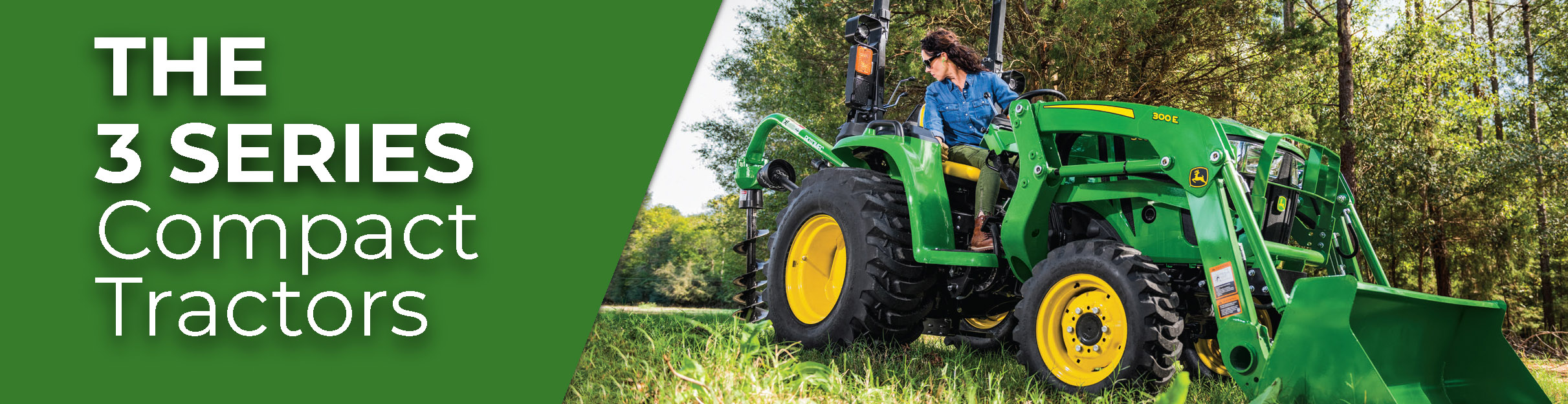 John Deere 3 Series Compact Tractors